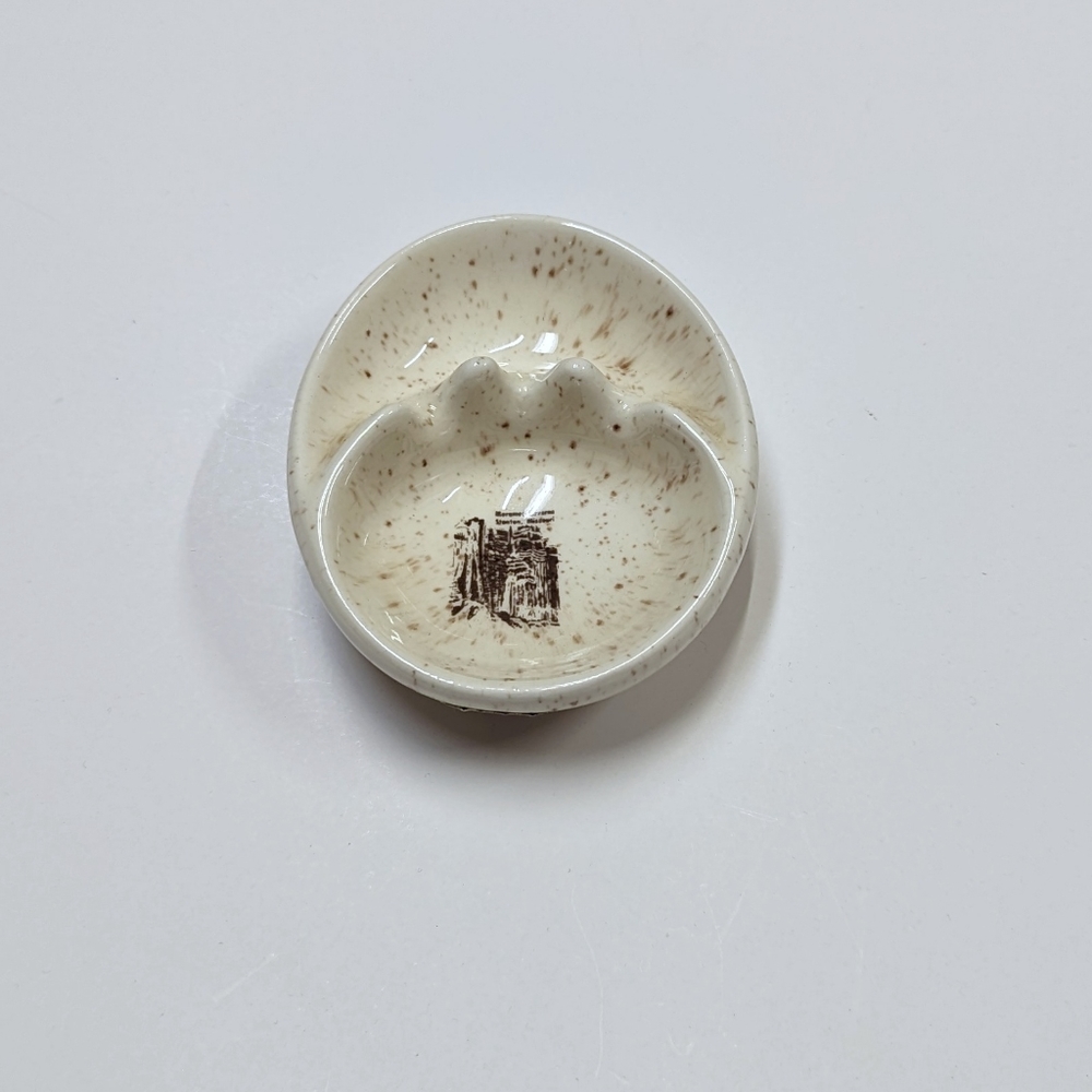 Vintage Speckled Missouri Travel Souvenir Ashtray
